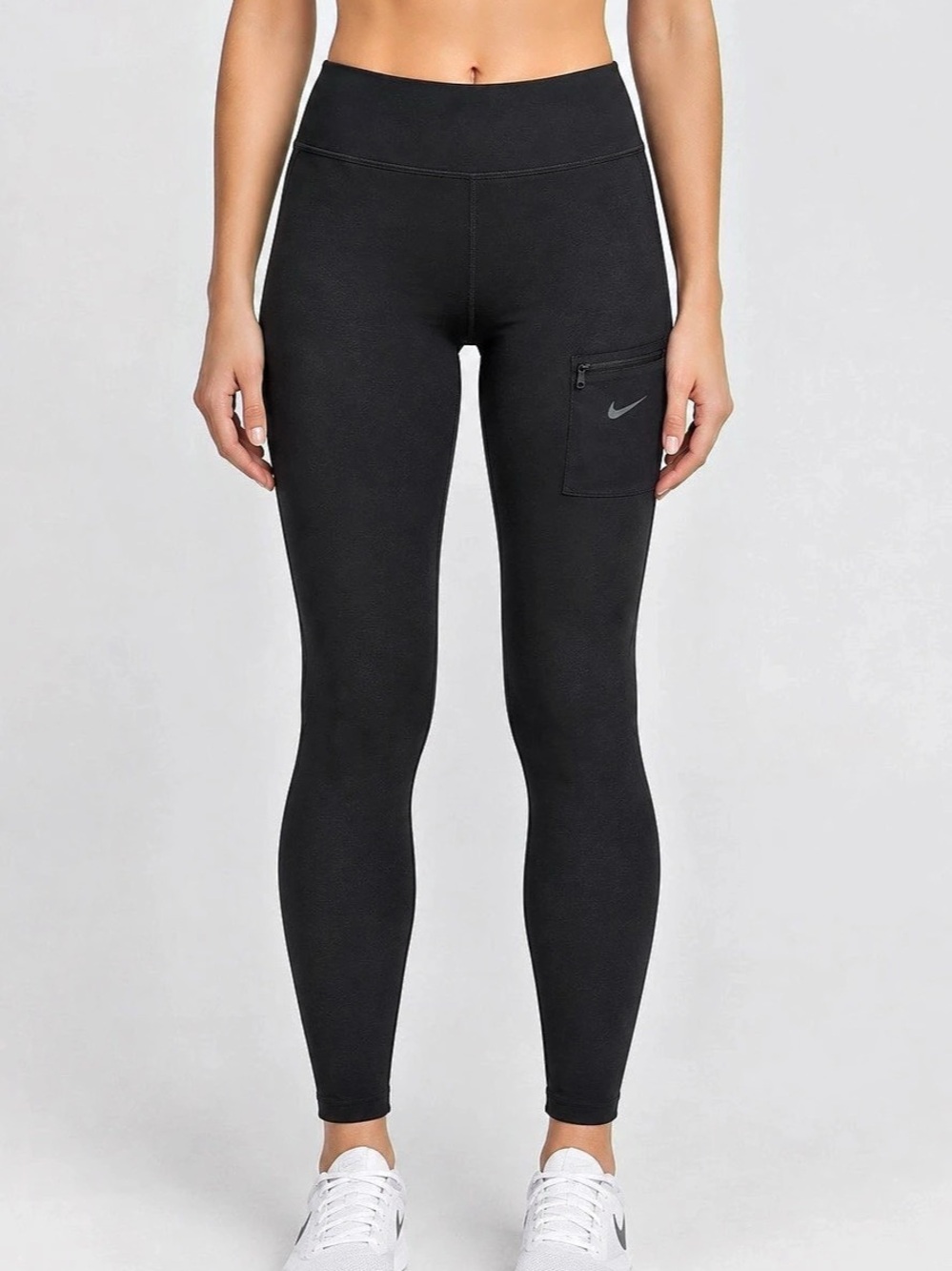 Nike Dri-FIT High Rise Leggings Black M | Athletic Pants